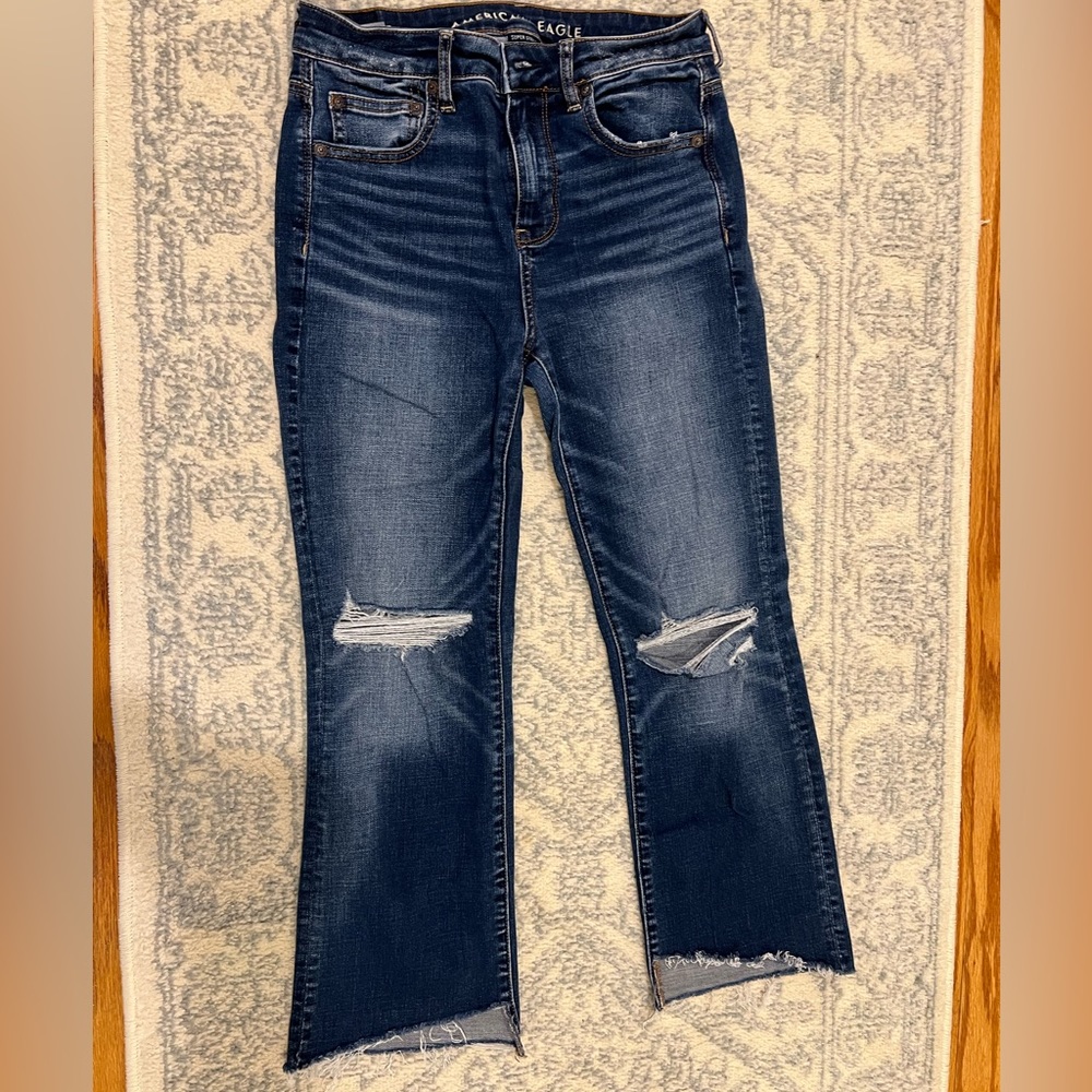 American Eagle hi-rise Crop Flare